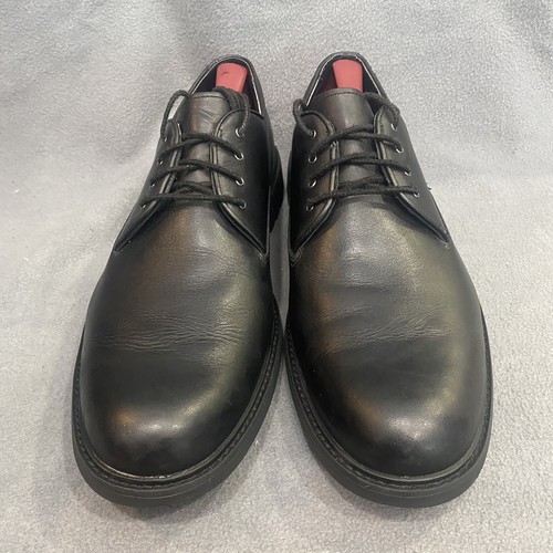 Scarpe Oxford Timberland da uomo impermeabili in pelle stringate nere taglia 11