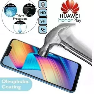 100% Genuine Tempered Glass Screen Protector (COR-L29/L09) For Huawei Honor Play - Picture 1 of 2