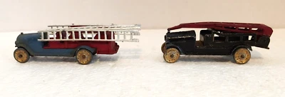 Tootsietoy No. Gancho y escalera contra incendios 4652 y n.º Torre de agua contra incendios 4653 Foto 1 de 4