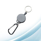 Compact Keychain with Retractable Badge Reel for Easy Access