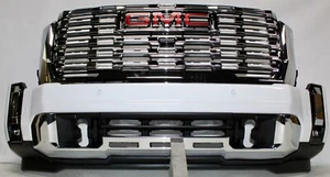 2024 2025 GMC SIERRA DENALI HD 2500 3500 FRONT BUMPER ASSEMBLY W/ GRILLE/ CAMERA - Picture 1 of 11