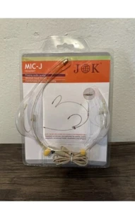 NEW JK MIC-J Earhook Headset Unidirectional Condenser Microphone Compatible D4 - Picture 1 of 2