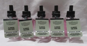 White Barn Bath & Body Works Wallflower Refill Bulb Lot Set of 5 FLOWERS FOR MOM - Picture 1 of 3