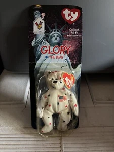 Rare Glory The Bear 1999 McDonald's Ty Beanie Baby 1993 Error Original Packaging - Picture 1 of 2