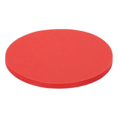 50Sheets Circles Cutouts Paper 4" Round Origami Construction Paper Red Foto 1 de 4
