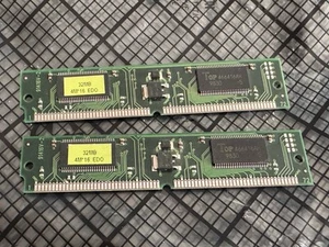 2x32MB 64MB EDO RAM 72-pin PS/2 SIMM Arbeitsspeicher 60ns Pentium 486 Retro - Bild 1 von 2