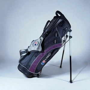 USGKG UL 54 US Kinder Golf lila Ständer Tragetasche 4 Wege Teiler viele Taschen 30" - Bild 1 von 10
