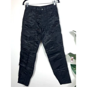 Bugle Boy Made in Taiwan Nylon Utility Cargo Zipper Pants Vintage Y2K VTG 90s - Picture 1 of 10