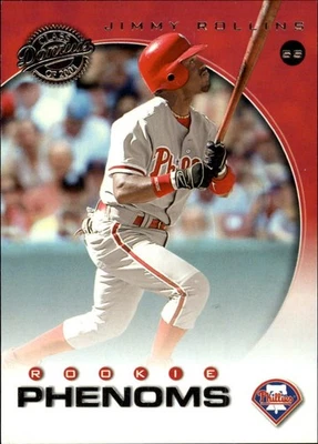 Donruss Class of 2001 #248 2001 Jimmy Rollins PH/625 Philadelphia Phillies Foto 1 de 2