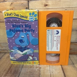 Blues Clues Blues Big Pajama Party VHS Tape Used Nick Jr - Picture 1 of 5