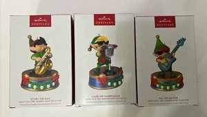 2024 Hallmark North Pole Tree Trimmers Band Collection Storytellers Trio Set 3 - Picture 1 of 7