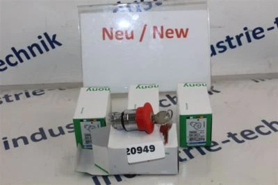 TELEMECANIQUE ZB4BS14 Bouton-Poussoir 088882 Interrupteur D'Arrêt D'Urgence - Photo 1/4