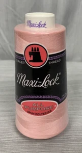 Maxi-Lock Serger Thread, Medium Pink, All Purpose, 3000 yards, 2742 M - Picture 1 of 8