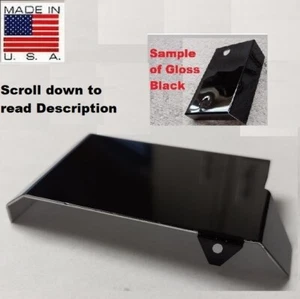 2014-2019 Corvette C7 (Base Model) Gloss Black Aluminum ALTERNATOR COVER engine - Picture 1 of 3
