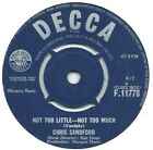 Chris Sandford ‎– Nicht Zu Little - Not Too Much 17.8cm Vinyl 45rpm