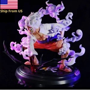 One Piece Luffy Gear 5 Monkey D Luffy God Nikka PVC Figure Japanese Anime - Picture 1 of 5