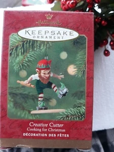 Hallmark 2001 "CREATIVE CUTTER" COOKING FOR CHRISTMAS Ornament (NIB) - Picture 1 of 4