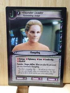 Star Trek TCG🏆2003 FOUNDER LEADER Trading Card 🏆FREE POST - Picture 1 of 1