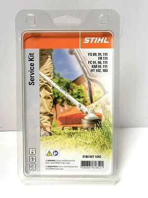 STIHL* TUNE UP/ SERVICE KIT* OEM fits FS89*91*111*FR111*FC91*96*111*KM91*111*HT1 - Image 1 of 2