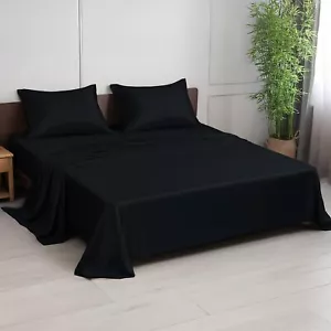 New-Premium 100% Viscose Derived from Bamboo King Size Sheet Set - Ul - Picture 1 of 5