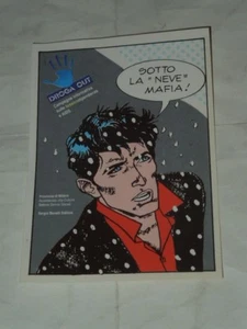 DYLAN DOG STICKER AUFKLEBER MICH KAMPAGNE DROGEN OUT "UNTER DEM SCHNEE-MAFIA" RAR - Bild 1 von 1