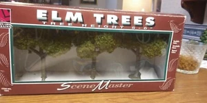 Life Like Trains #1977 SceneMaster Elm Trees 4-5in (Pack of 3) NIB O Gauge 1:48 - Picture 1 of 4
