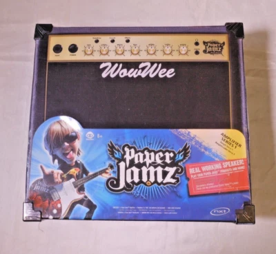 WowWee PAPER JAMZ Portable Paper Amplifier Series 1 Case NEW SEALED W/Cable - Image 1 of 4