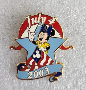 DISNEYLAND MINNIE MOUSE 4TH OF JULY 2003 CAST MEMBER GIFT PIN-FREE SHIPPING! - Picture 1 of 4