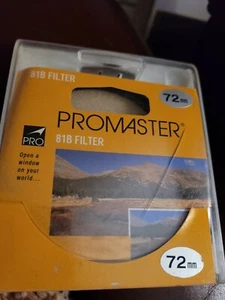 Promaster 72mm 81B Filter Made in Japan case cracked B0016 - Picture 1 of 2