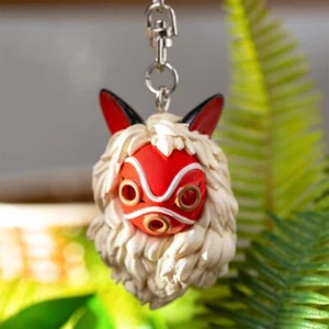 Japan Studio Ghibli Princesa Mononoke Llavero Máscara y Kodama - Imagen 1 de 6