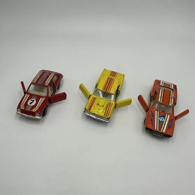 Lote de coches diecast Yatming rojo Chevette 1071, Dodge Charger, 66 Malibu Streetrat Foto 1 de 4
