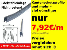 Produktbild - Kantenschutz Kantenschutzprofil Keder Profil Band 1-2mm EDELSTAHL Silikon MUSTER