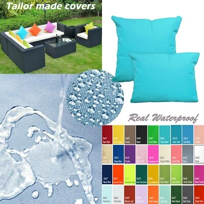 HECHO A MEDIDA*CUBIERTA*Sofá/piso impermeable al aire libre almohada sofá silla de patio Dw08 Foto 1 de 4
