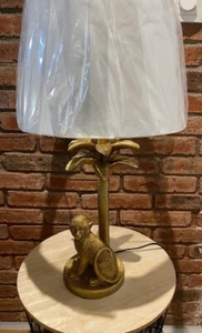 Monkey goldene Tischlampe -Affe  1 flammig Neu in OVP - Bild 1 von 11