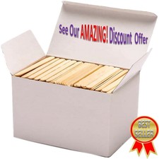 Wooden Lollipop Sticks lolly Natural Craft Crafts Lollies Ice Pops 10 to 10000