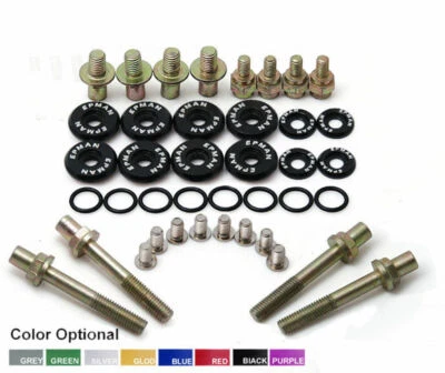 Aluminum B-Series Low-Profile Valve Cover Hardware Fit for honda Civic Black - Image 1 of 4