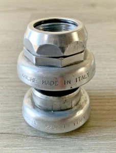 MICHE HEADSET BRITISH THREADING 26.4 MM RACE STEEL 120 GRAMS ISO THREADING - Picture 1 of 5