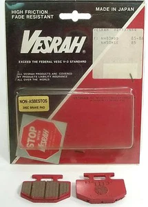 PASTILLAS DE FRENO DELANTERAS VESRAH Honda Scooter FA176 sin amianto ROSCANTADO NH PLOMO - Imagen 1 de 1