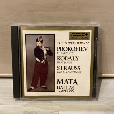 The Three Heroes! Prokofiev Kodaly Strauss Mata Dallas Symphony CD Audio Plus - Image 1 of 2
