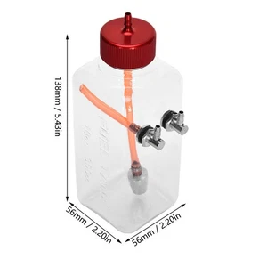 Remote Control Model Accessory Transparent Fuel Tank 300ml (for 15-26CC RC - Picture 1 of 15