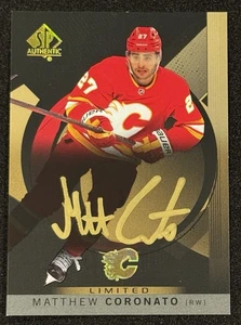 2024-25 SP Autentico Matteo Coronato Limited Auto Oro #75 - Foto 1 di 2