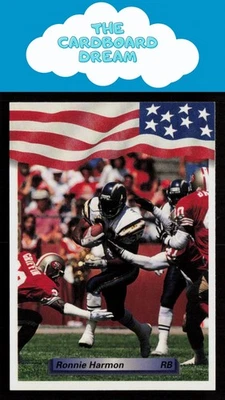 Ronnie Harmon 1992 All World #191 San Diego Chargers - Image 1 of 2