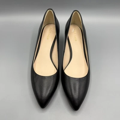 Zapatos de salón para mujer Cole Haan de cuero negros talla 7 B Foto 1 de 4