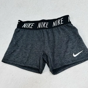 Nike Girls Summer Shorts Gray Size Youth S - Picture 1 of 3