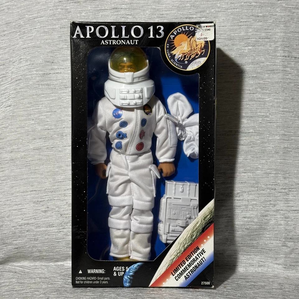 Figura de acción de astronauta de la NASA Apolo 13 1995 vintage 12" Kenner nueva en caja Foto 1 de 2