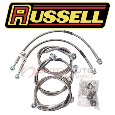 Russell Front and Rear Brake Hydraulic Hose Kit for 2001-2006 GMC Sierra bd Foto 1 de 4