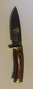 BUCK 192 VANGUARD, ALASKA GUIDE, BLACK BOS S30V BLADE, ROSEWOOD HANDLE w/SHEATH - Picture 1 of 7