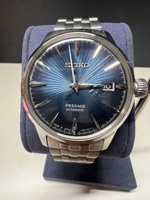 Seiko Men's Watch SARY123 4R35-01T0 Presage Automatic Blue Dial Used Japan - Image 1 of 4