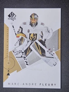 18-19 SP Authentic Marc-Andre Fleury 🚨🚨🚨 Vegas Golden Knights  - Picture 1 of 2
