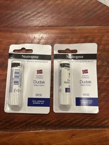 2x Neutrogena Dudak Norvec Formula Lip Balm SPF 20 Brand New - Picture 1 of 2
